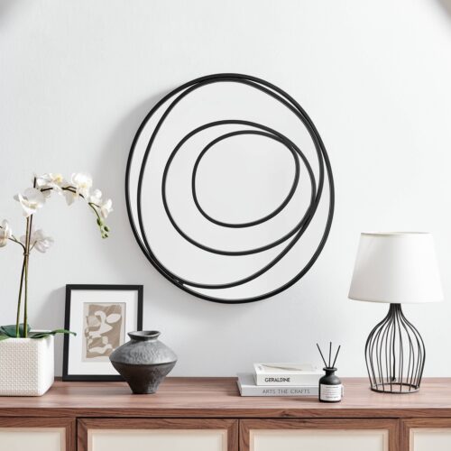 25.5-in. Continuous Circles Wall Mirror